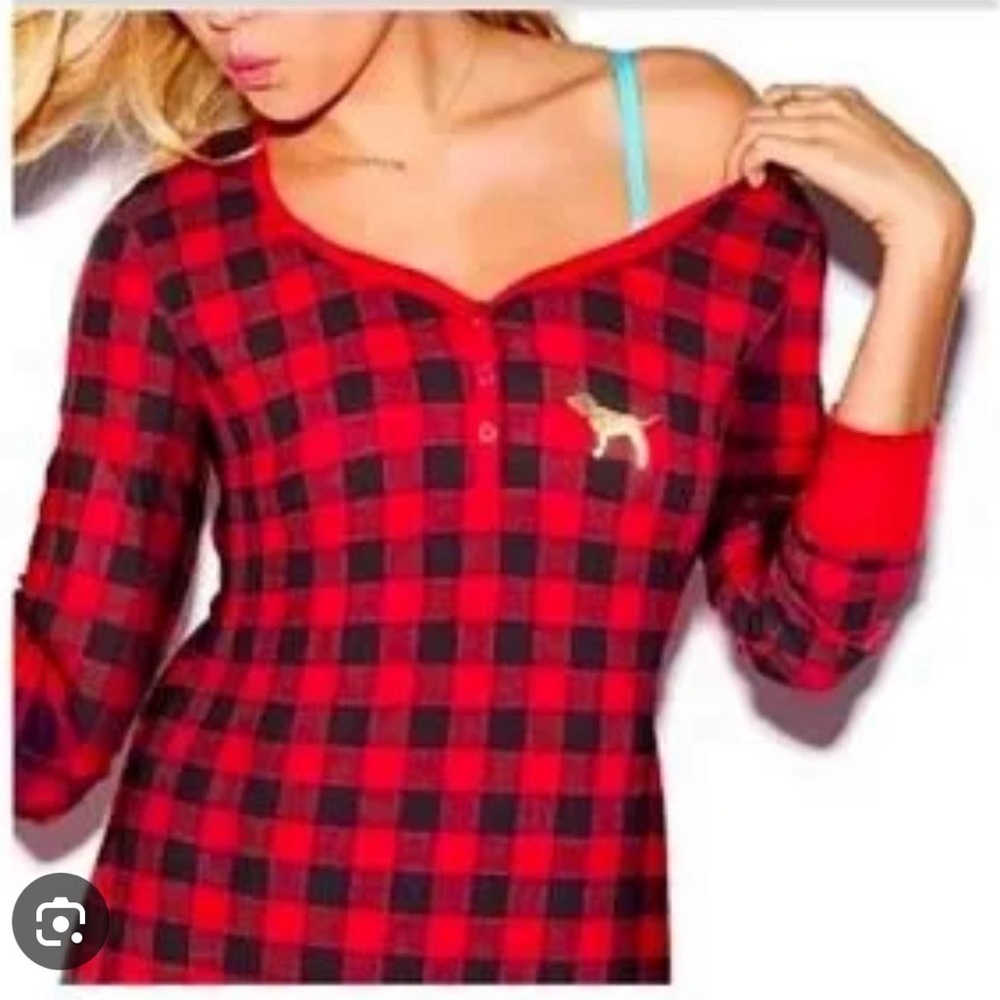 Victoria's Secret PINK Buffalo Plaid
Thermal set